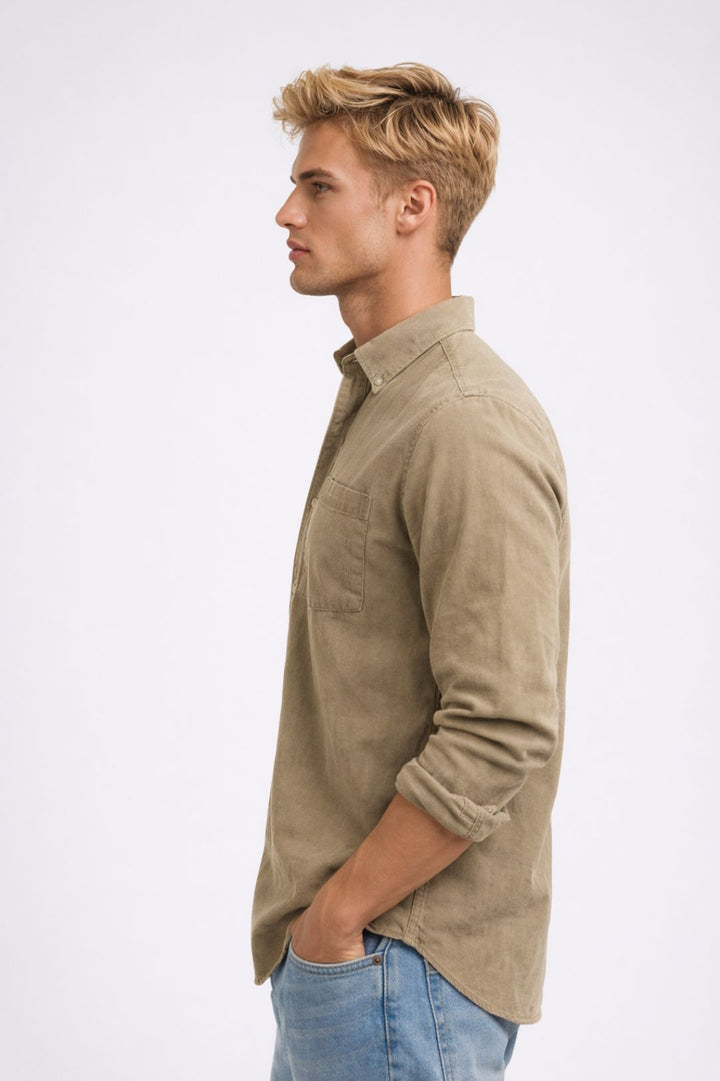 Men’s Shirt | Straight | With Buttons | Easy Fit