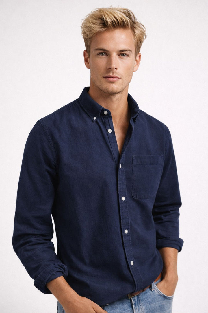 Men’s Shirt | Straight | With Buttons | Easy Fit