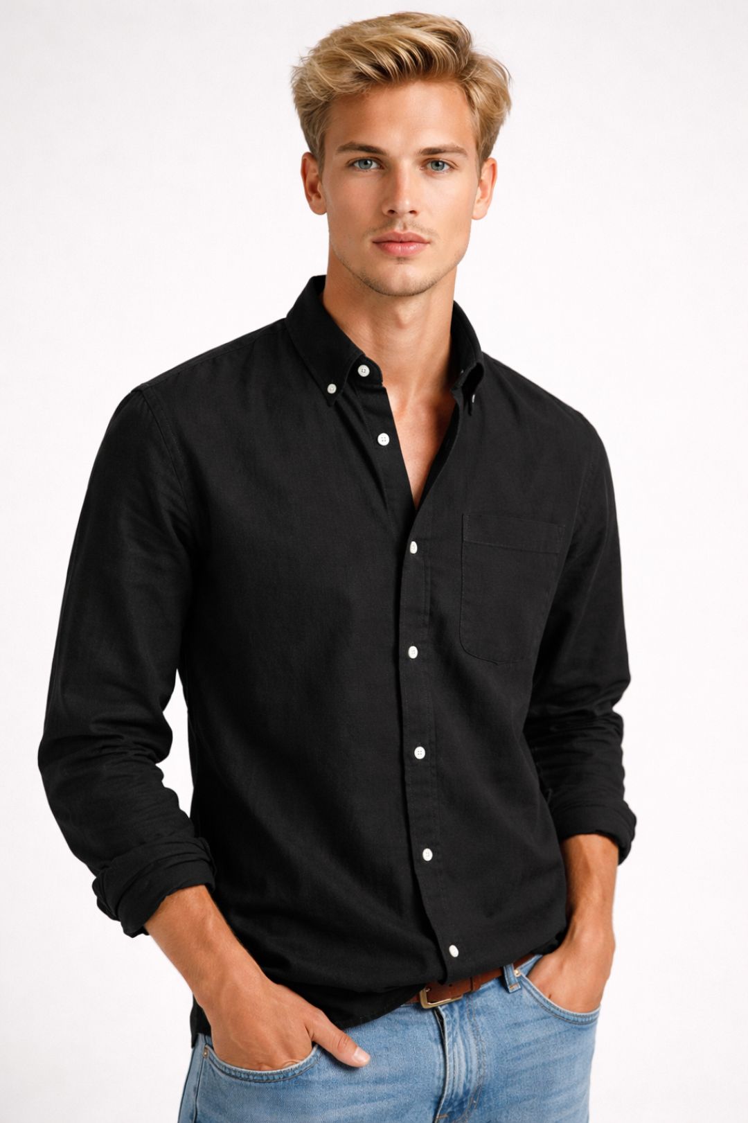 Men’s Shirt | Straight | With Buttons | Easy Fit