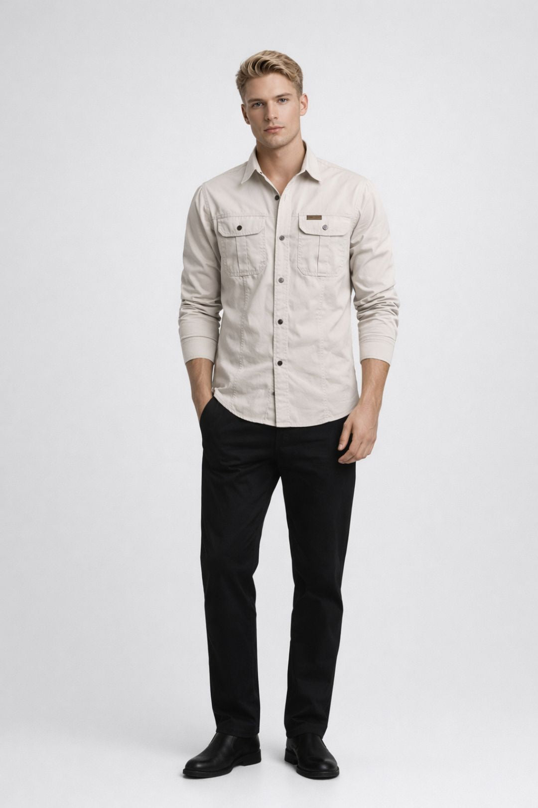 Men’s Shirt | Straight | With Buttons