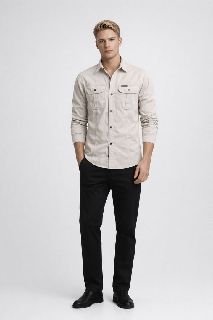 Men’s Shirt | Straight | With Buttons