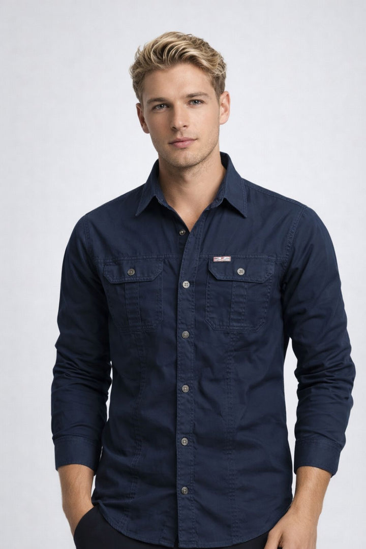 Men’s Shirt | Straight | With Buttons