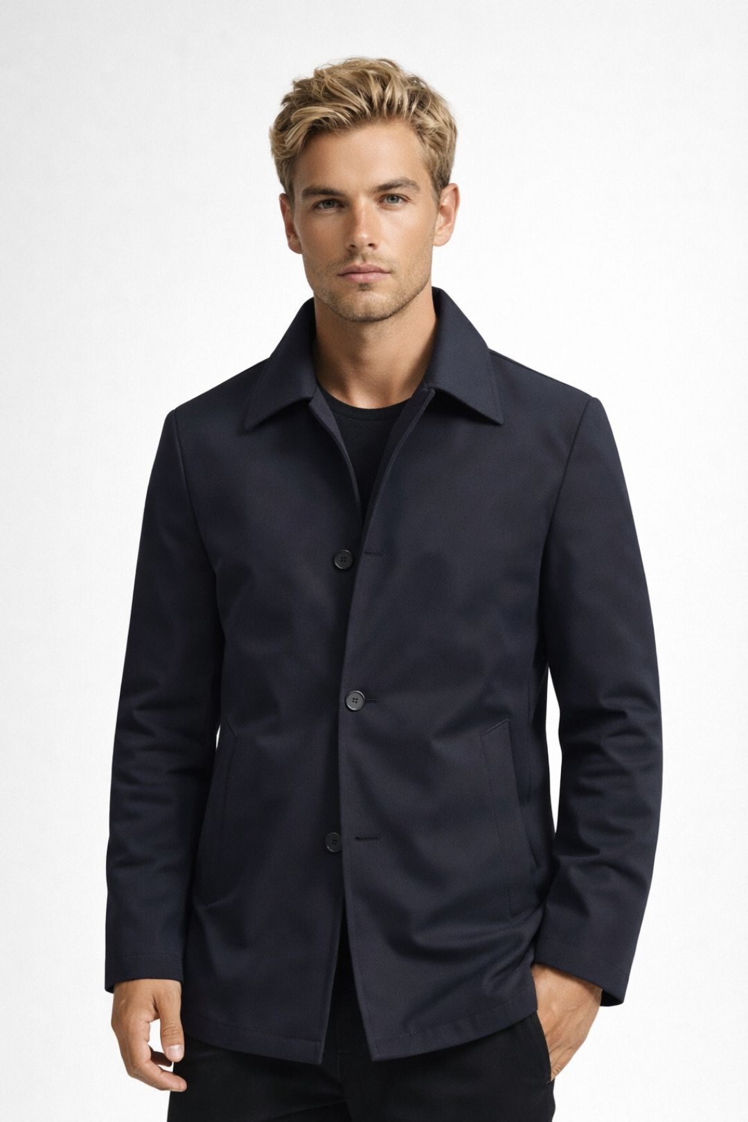 Men’s Jacket | Elegant | With Buttons | Front Pockets