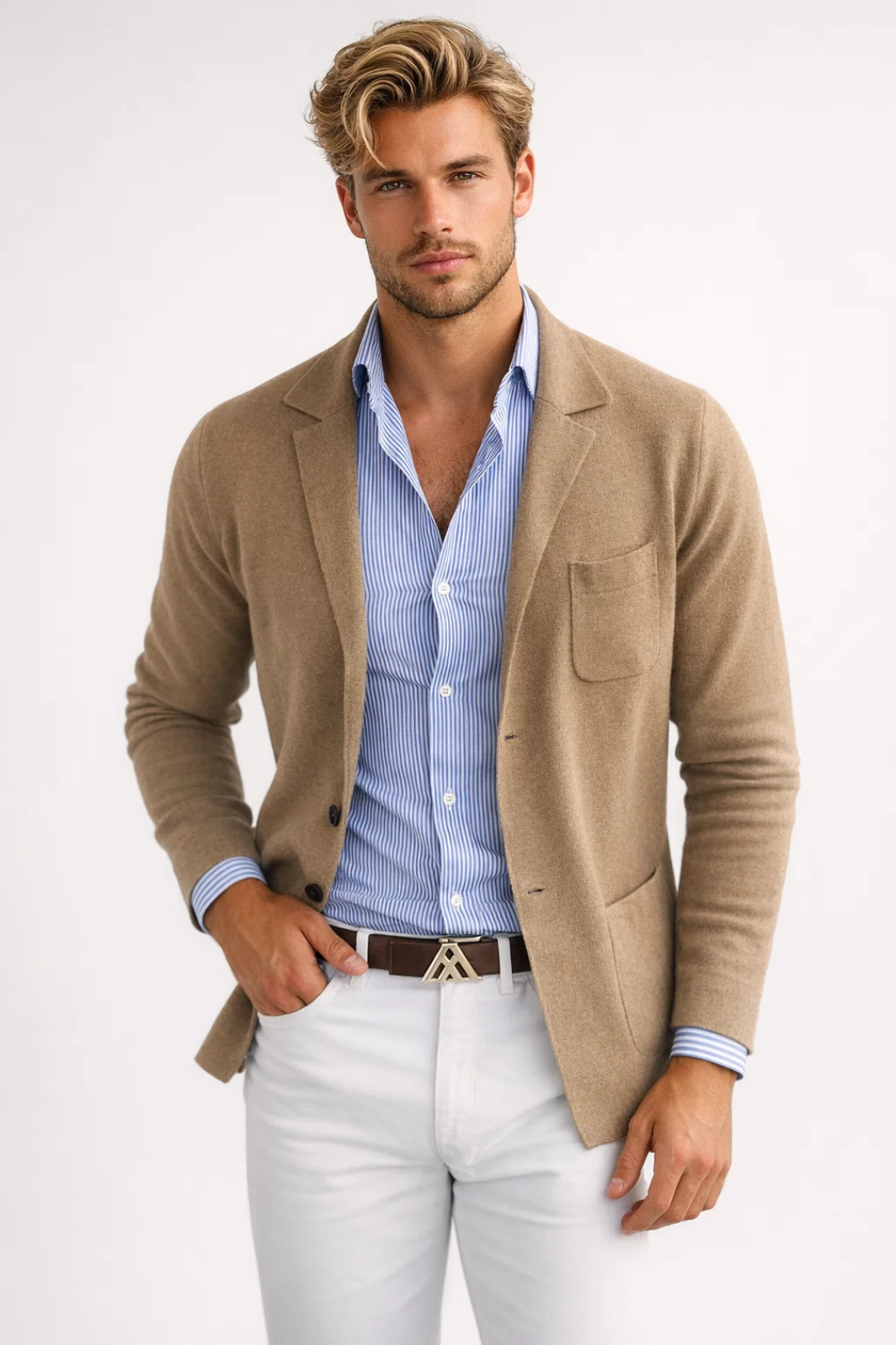 Men’s Jacket | Elegant | With Buttons | Spring
