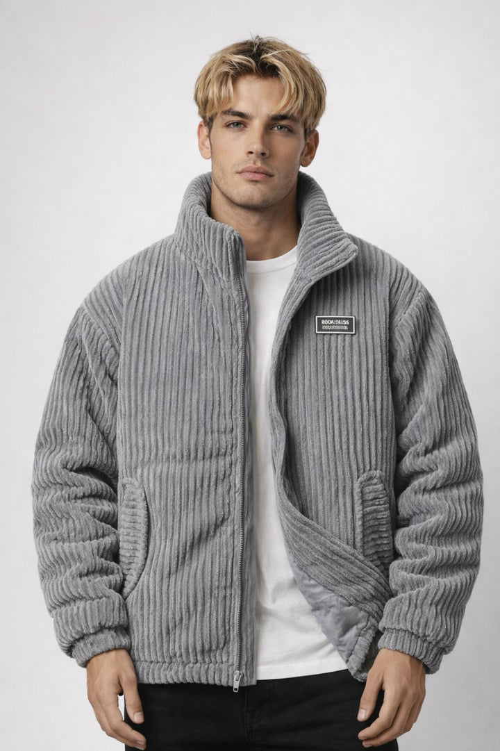 Men’s Jacket | Retro | With Zipper | Front Pockets