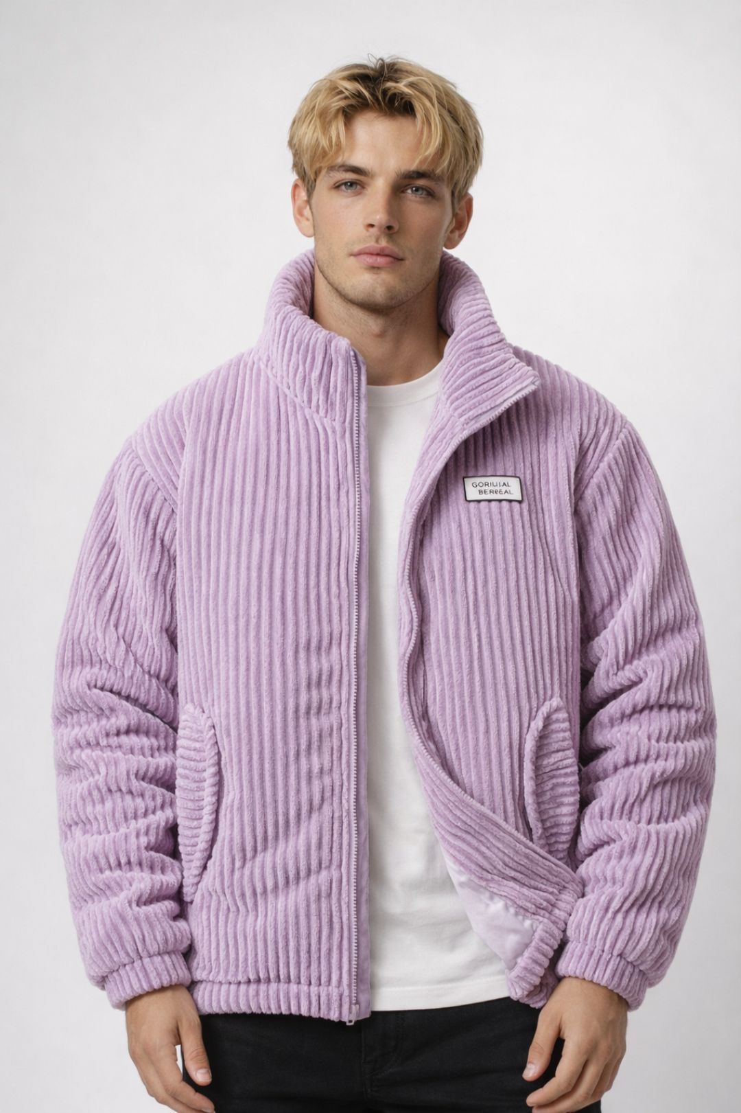 Men’s Jacket | Retro | With Zipper | Front Pockets