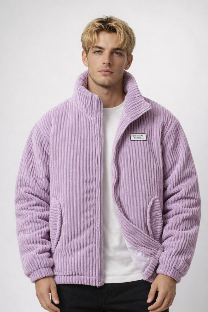 Men’s Jacket | Retro | With Zipper | Front Pockets