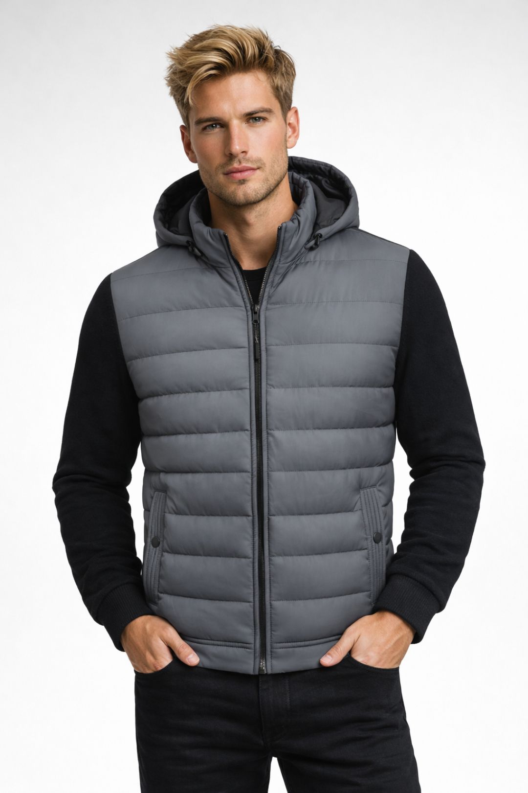 Men’s Jacket | Tapered | With Hood | Side Pockets