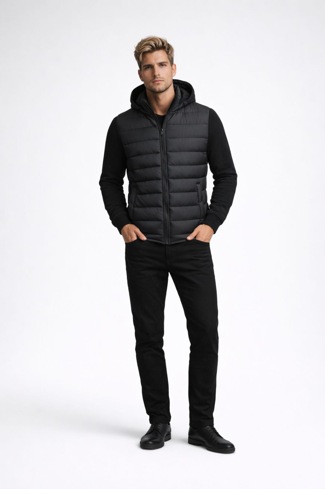 Men’s Jacket | Tapered | With Hood | Side Pockets