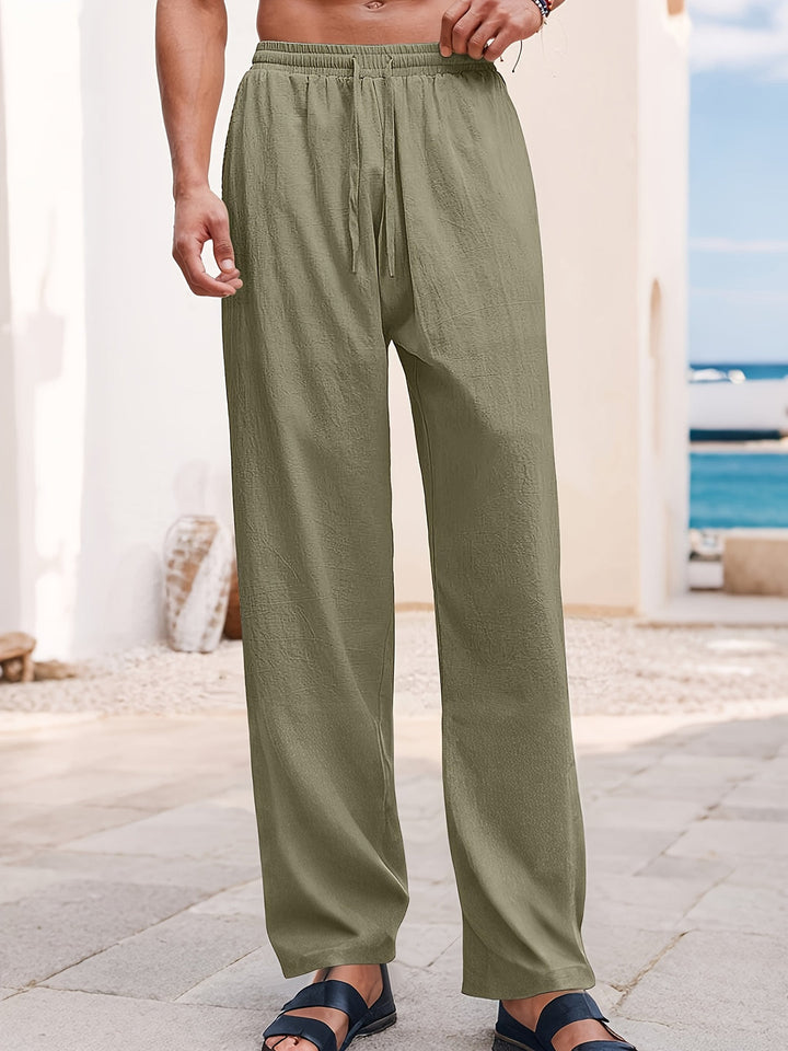 Men’s Pants | Wide leg | With Drawstring | Summer