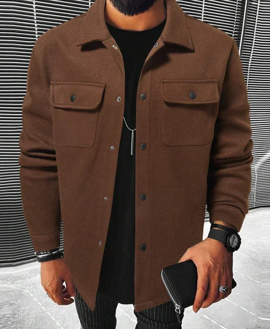 Men’s Jacket | Cargo | With Buttons | Chest Pockets-Jacob-Menswear