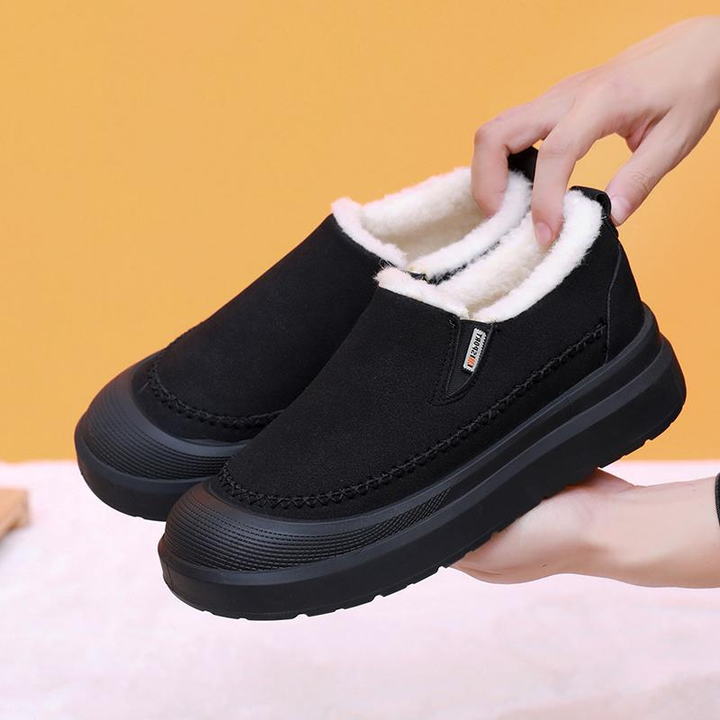 Men's Winter Loafers - Warm Indoor Slip-On Shoes