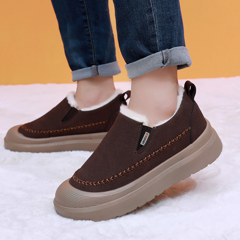 Men's Winter Loafers - Warm Indoor Slip-On Shoes