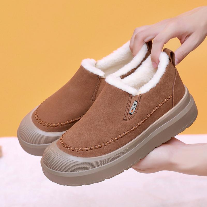 Men's Winter Loafers - Warm Indoor Slip-On Shoes