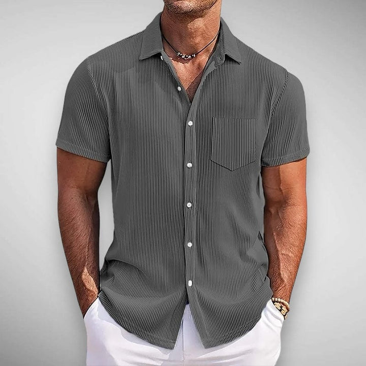 Men’s Shirt | Slim fit | Short Sleeve | Button Closure | Summer