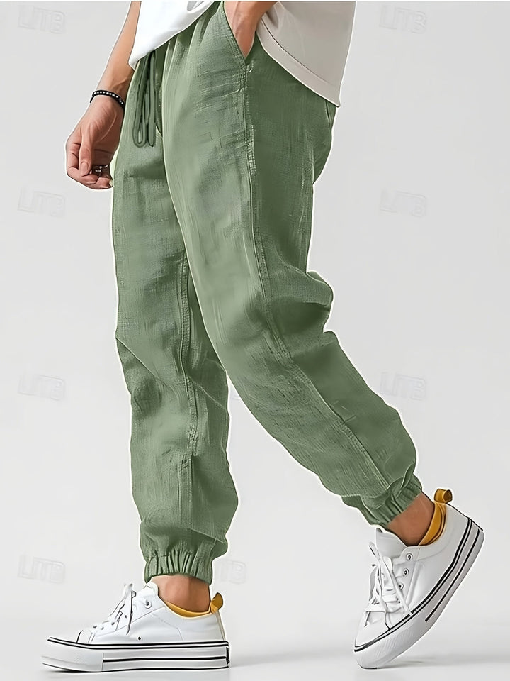 Men’s Pants | Slim fit | Elastic cuffs | Summer