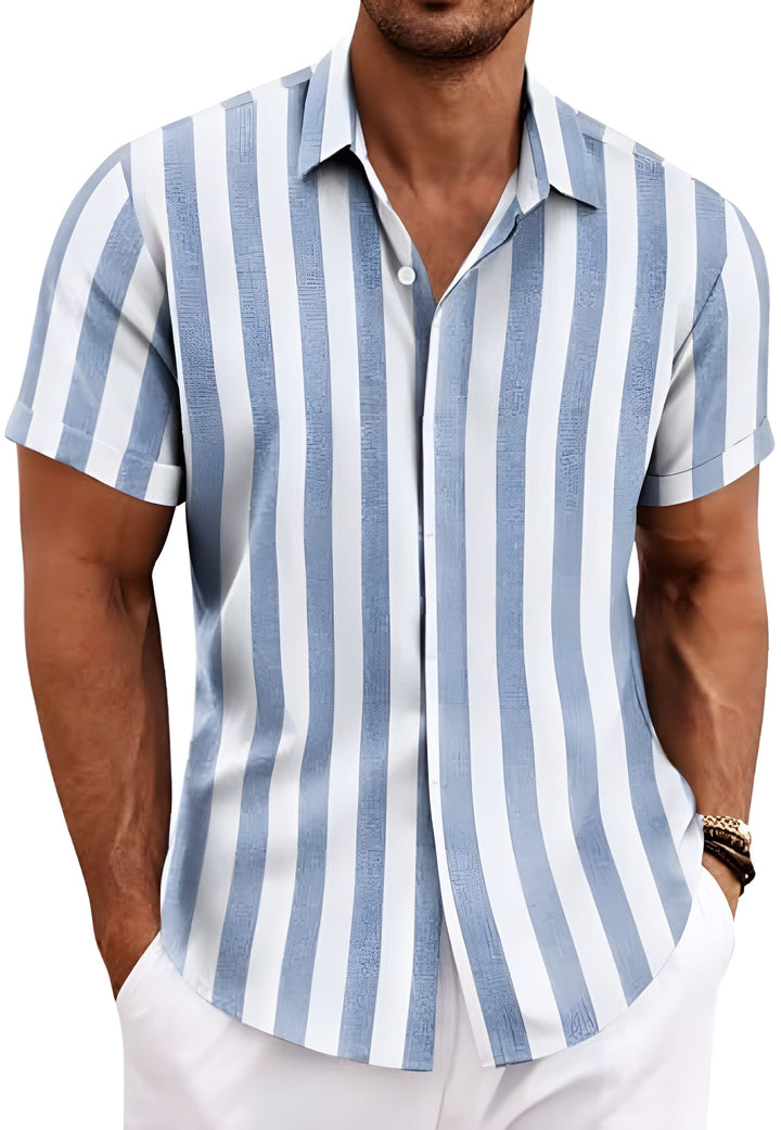 Men’s Shirt | Straight | Button Front | Summer