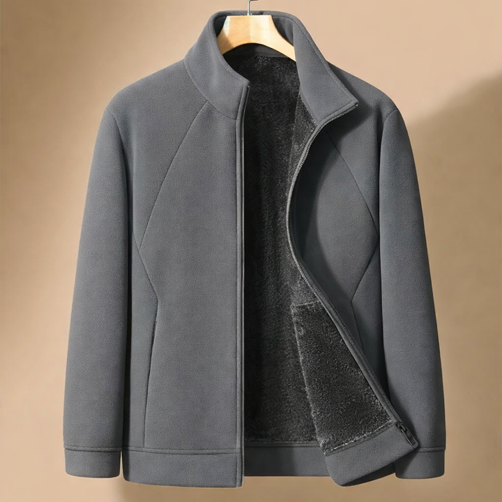 Men’s Jacket | Slim fit | High collar| With Zipper-Jacob-Menswear