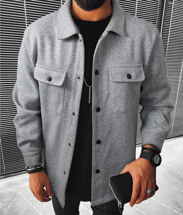 Men’s Jacket | Cargo | With Buttons | Chest Pockets-Jacob-Menswear
