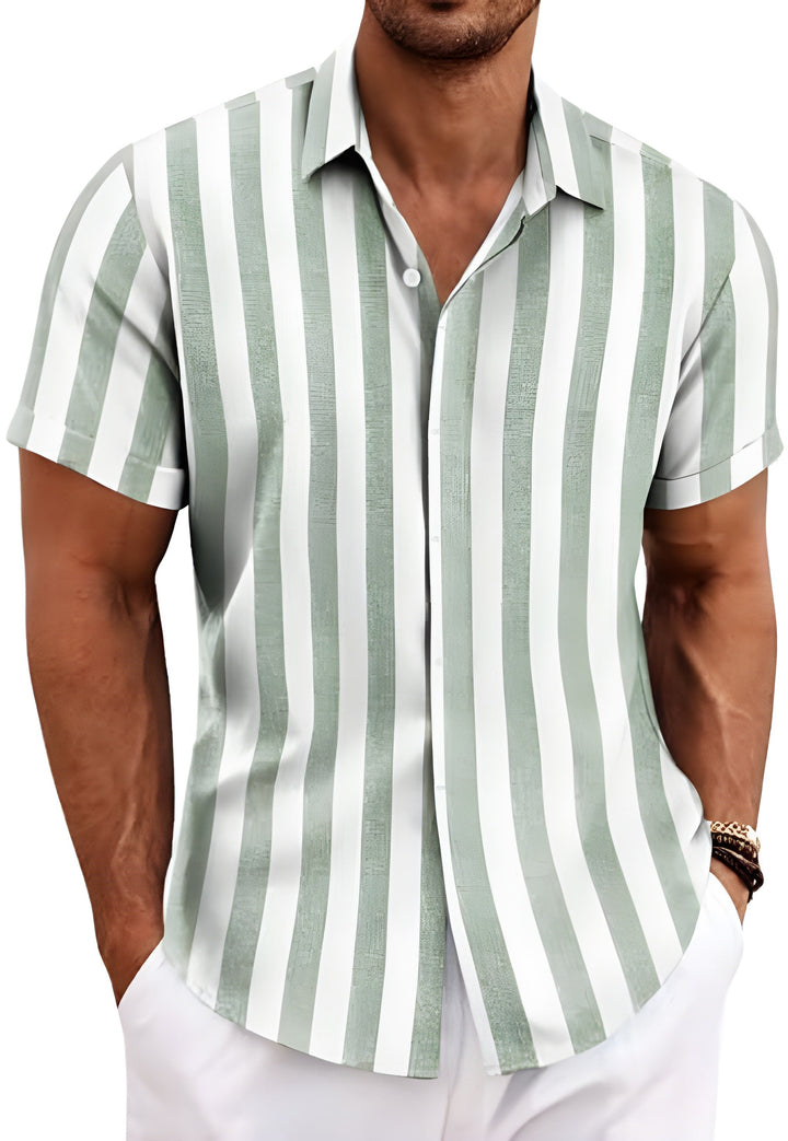 Men’s Shirt | Straight | Button Front | Summer
