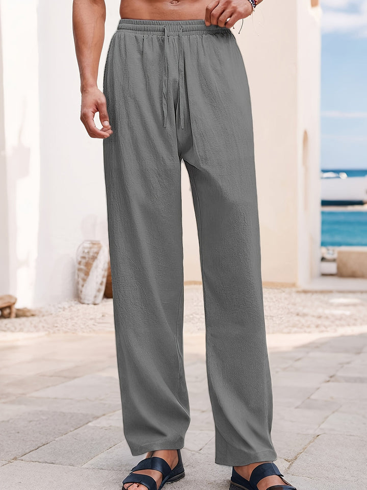 Men’s Pants | Wide leg | With Drawstring | Summer