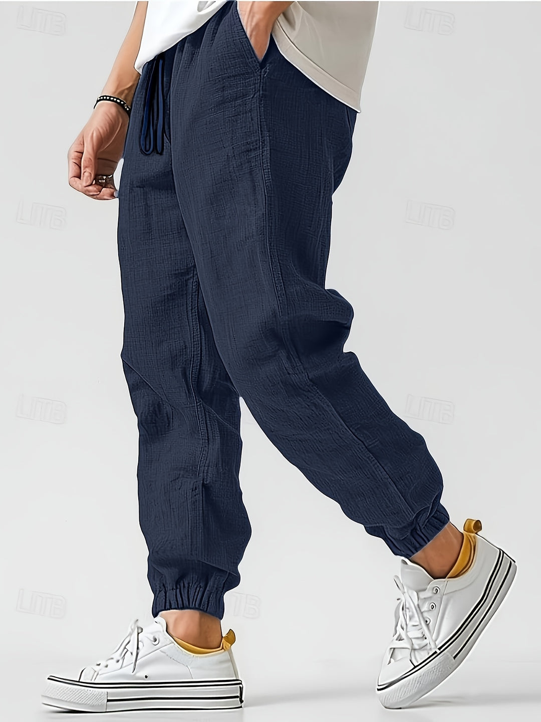 Men’s Pants | Slim fit | Elastic cuffs | Summer