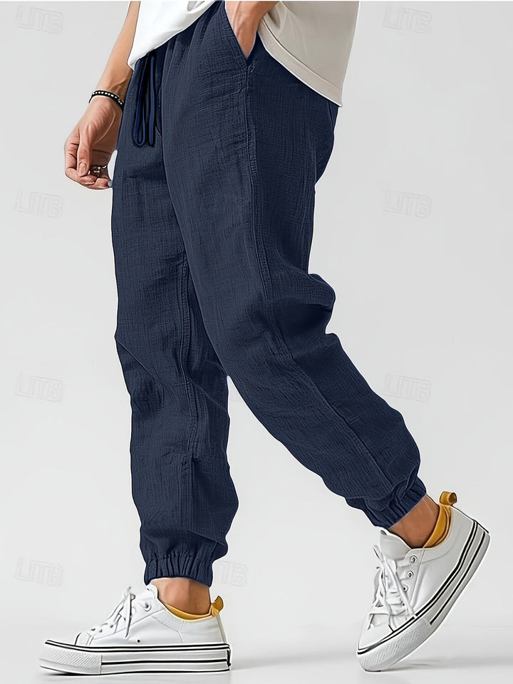 Men’s Pants | Slim fit | Elastic cuffs | Summer