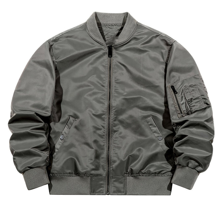 Men’s Jacket | Slim fit | With Zipper | Ribbed cuffs-Jacob-Menswear