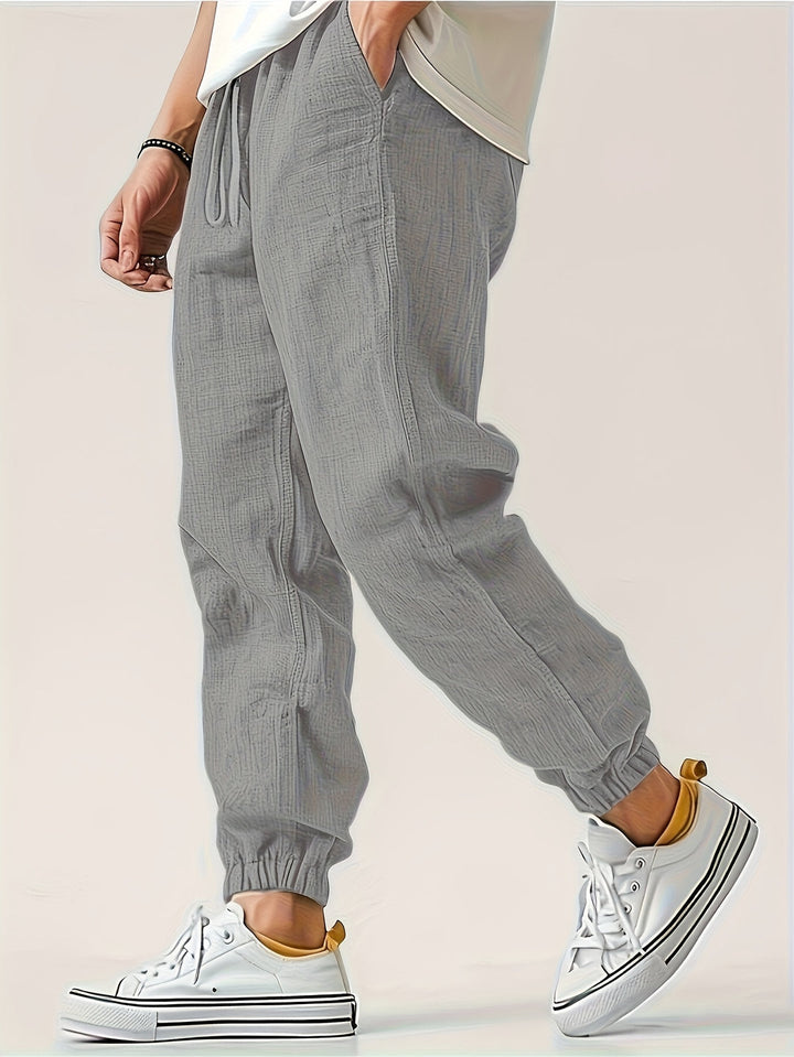 Men’s Pants | Slim fit | Elastic cuffs | Summer