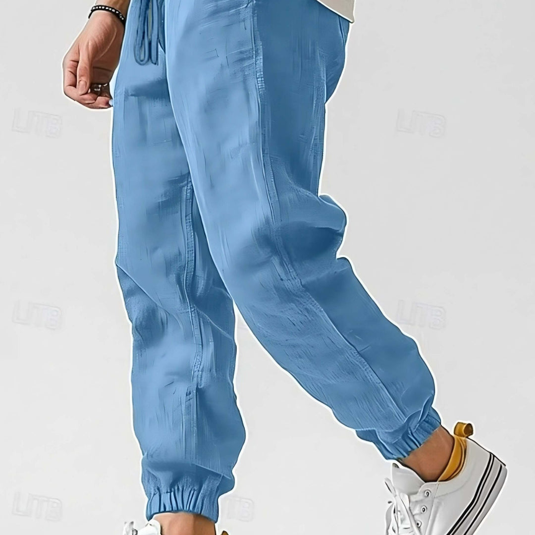 Men’s Pants | Slim fit | Elastic cuffs | Summer