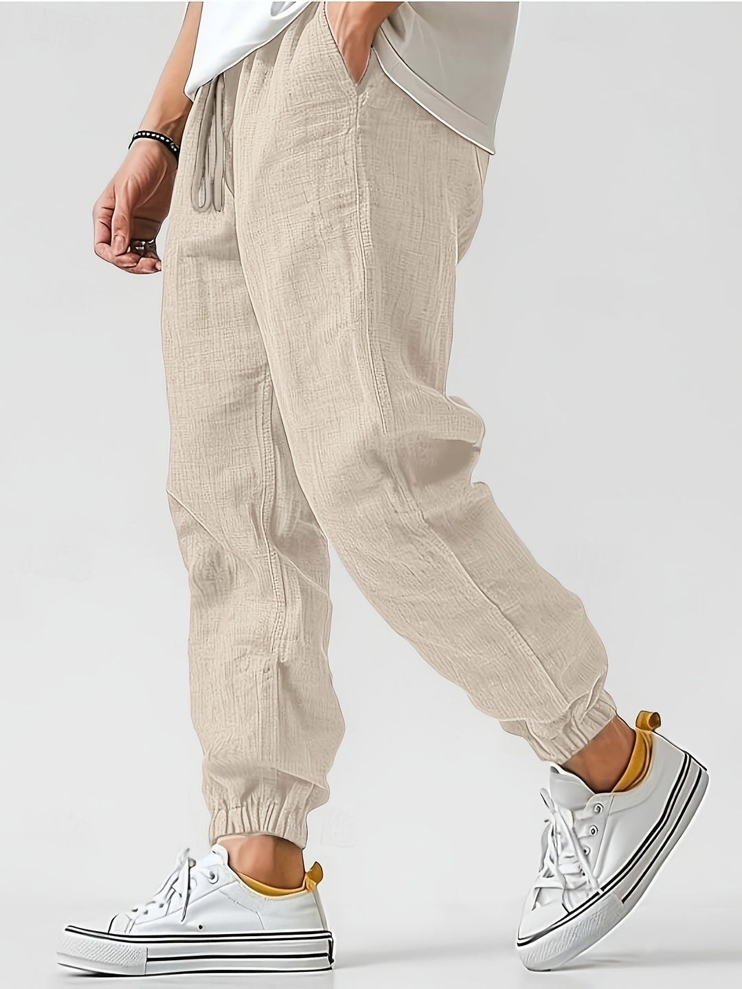 Men’s Pants | Slim fit | Elastic cuffs | Summer