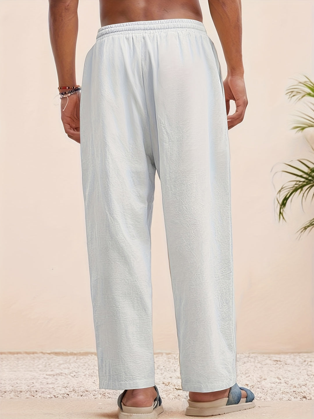 Men’s Pants | Wide leg | With Drawstring | Summer
