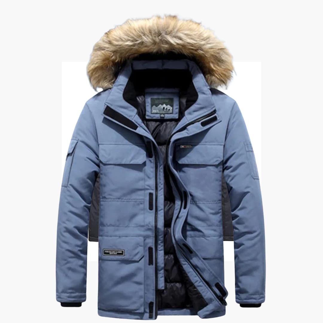 Men’s Jacket | Elegant | With Hood | Long Sleeves-Jacob-Menswear