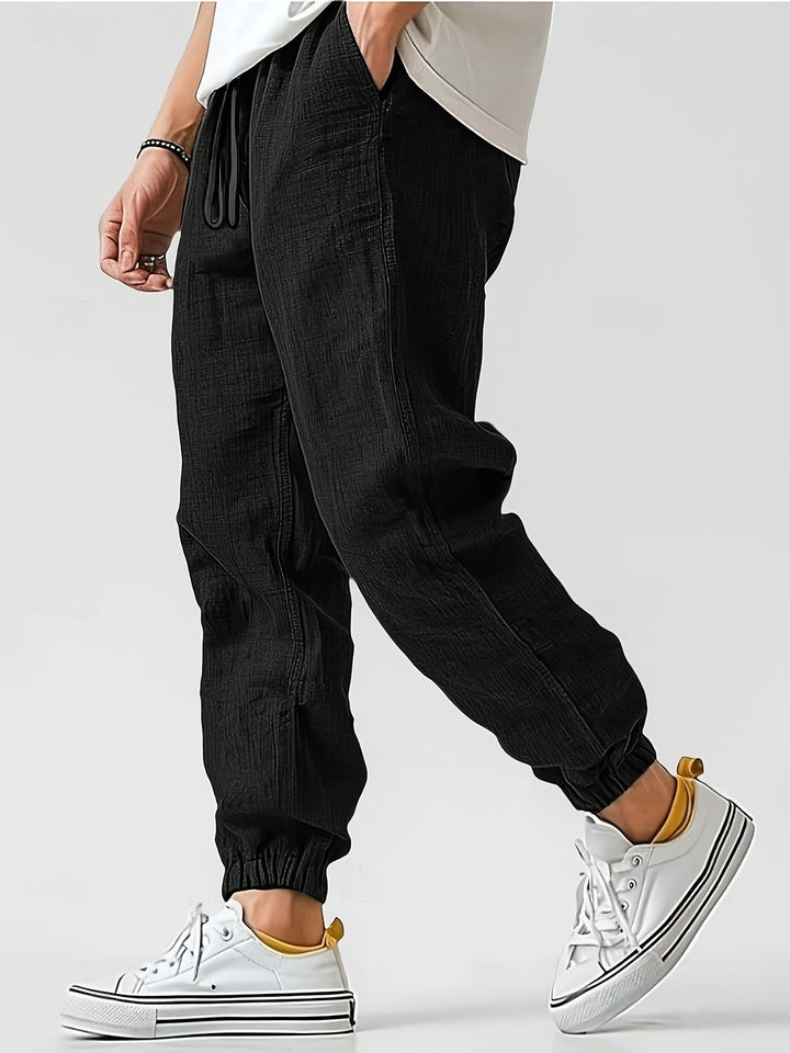 Men’s Pants | Slim fit | Elastic cuffs | Summer