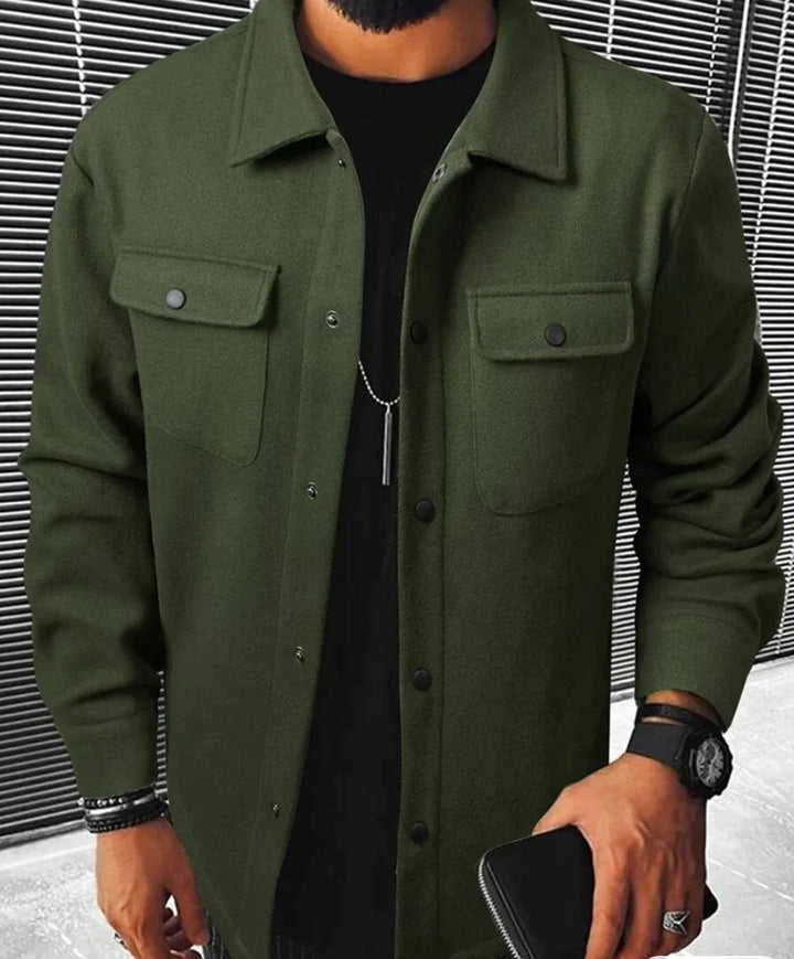 Men’s Jacket | Cargo | With Buttons | Chest Pockets-Jacob-Menswear