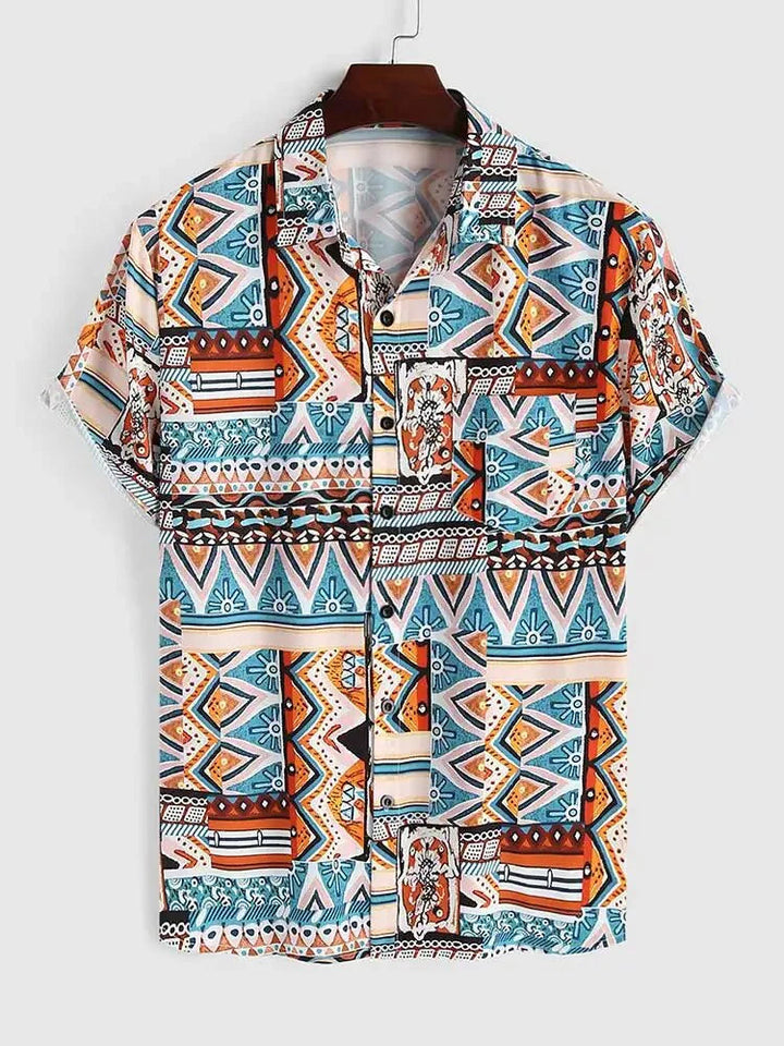 Men’s Shirt | Oversized | Button Front | Summer