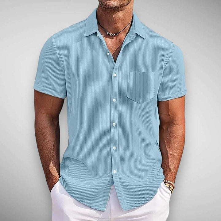 Men’s Shirt | Slim fit | Short Sleeve | Button Closure | Summer