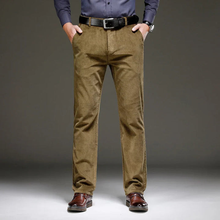 Men's Corduroy Pants - Handcrafted & Refined - Brown