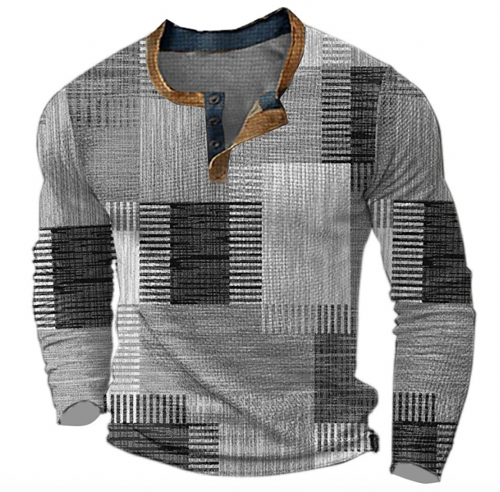 Men's Crew Neck Sweater - Classic Comfort Knit - Grey