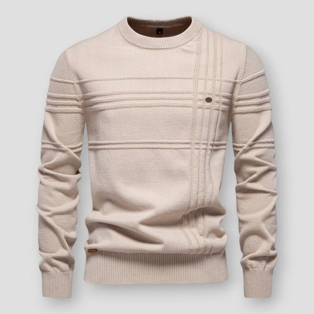 Men's Crew Neck Sweater - Classic Style-Jacob-Menswear