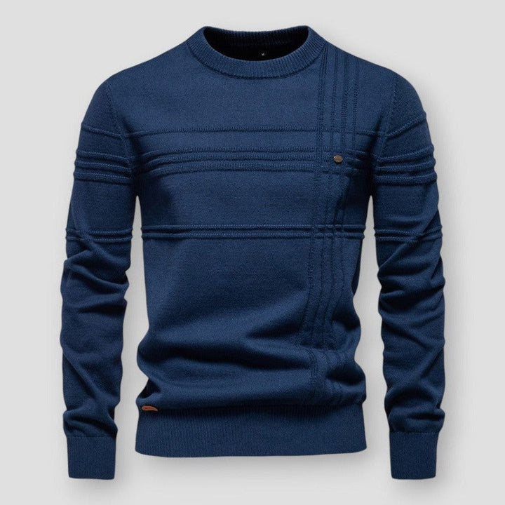 Men's Crew Neck Sweater - Classic Style-Jacob-Menswear