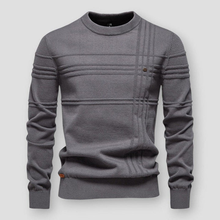 Men's Crew Neck Sweater - Classic Style-Jacob-Menswear