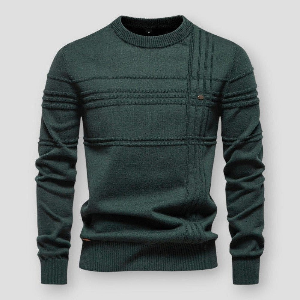 Men's Crew Neck Sweater - Classic Style-Jacob-Menswear