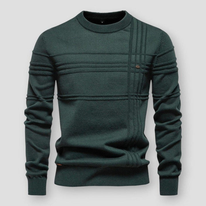 Men's Crew Neck Sweater - Classic Style-Jacob-Menswear