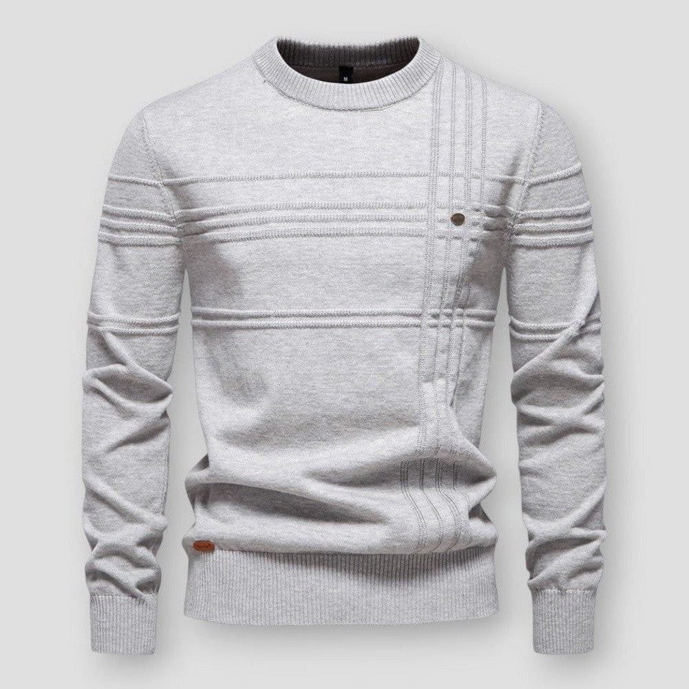 Men's Crew Neck Sweater - Classic Style-Jacob-Menswear
