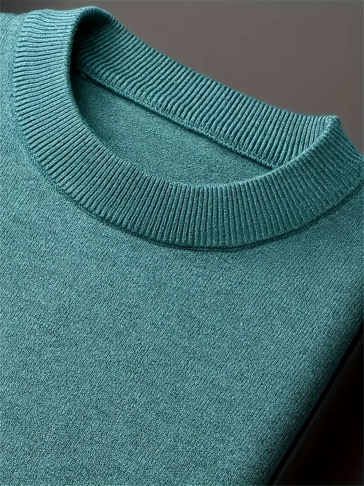 Men's Crew Neck Sweater - Modern Fit Knit
