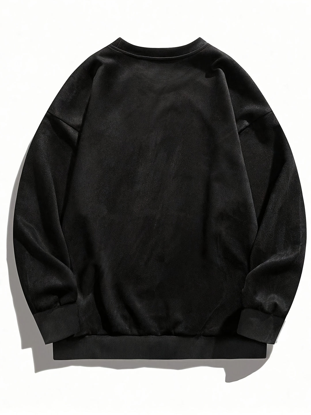 Men's Fleece Sweatshirt - Casual Crew Neck