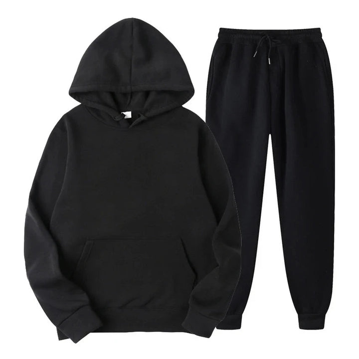 Men's Jogging Set - Comfortable Modern Fit - Black