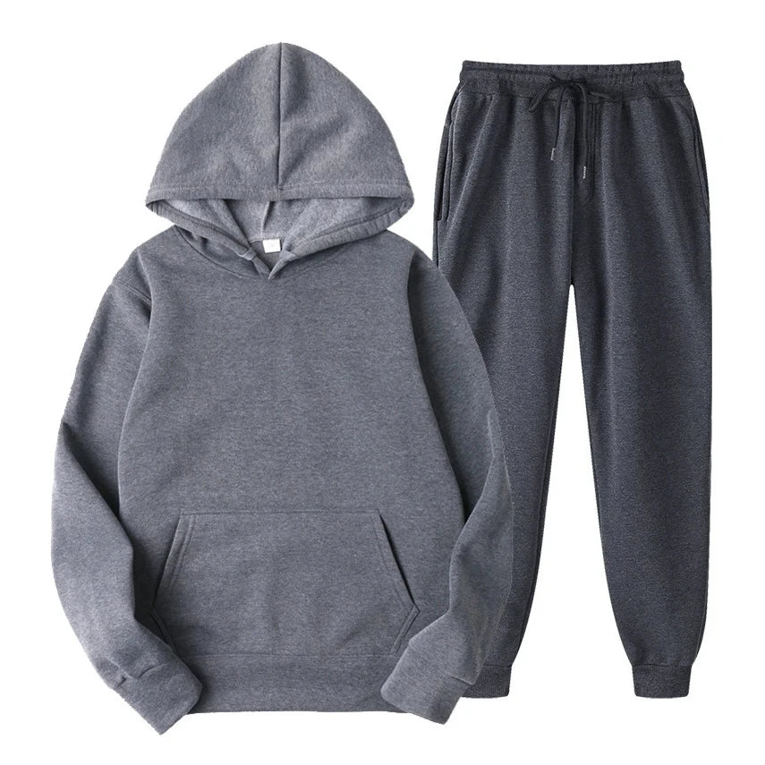 Men's Jogging Set - Comfortable Modern Fit - Dark Grey