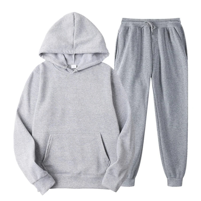 Men's Jogging Set - Comfortable Modern Fit - Grey